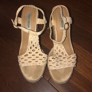 Steve Madden Crochet Wedges